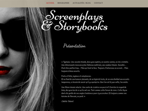 SCREENPLAYS & STORYBOOKS